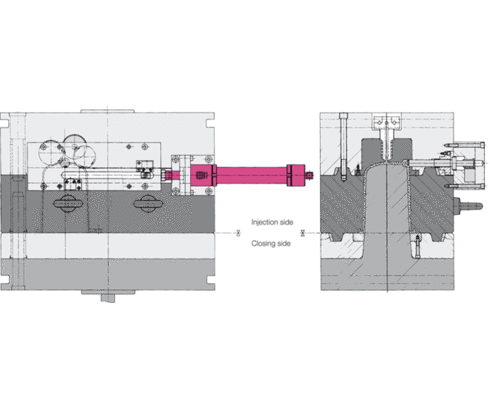 flexible riveting device for frames with hydraulic block cylinders B1.590 flexible riveting device for frames with hydraulic block cylinders B1.590