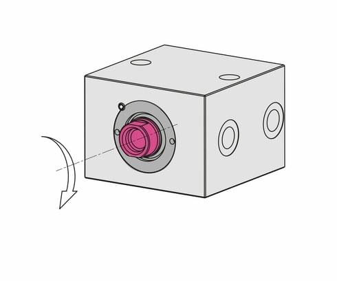 Hydraulikzylinder mit externer Verdrehsicherung